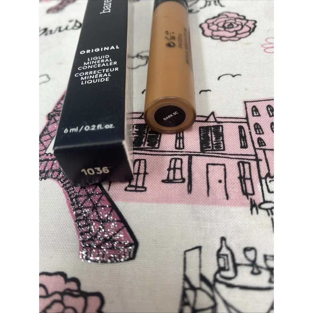 bareMinerals Original Liquid Mineral Concealer DARK 5C‎ 0.2oz - New